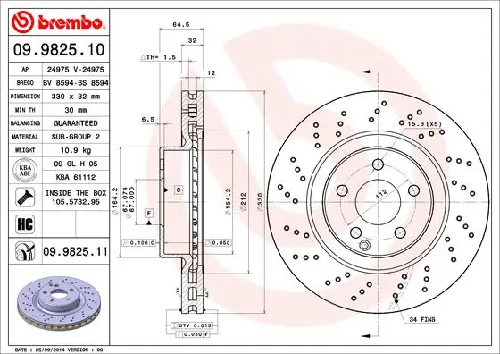 09982511 Brembo