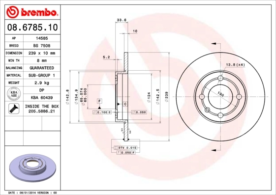 08678510 Brembo