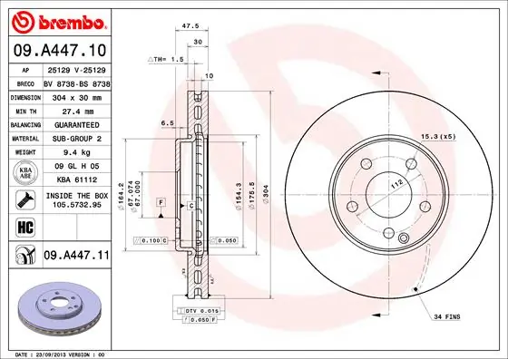 09A44711 Brembo