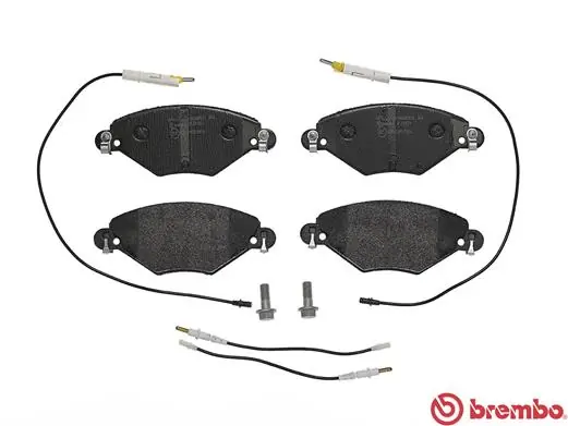 P61071 Brembo Klocki hamulcowe przednie tarczowe