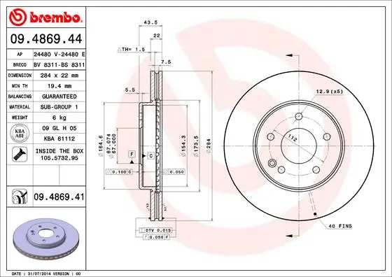09486941 Brembo
