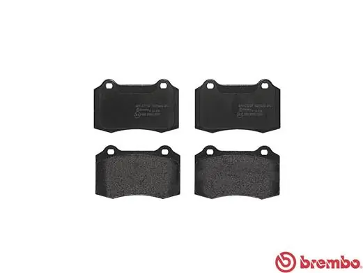 P36020 Brembo Okładziny (klocki) do hamulców tarczowych tylne