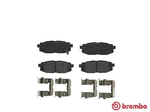 P78018 Brembo Okładziny (klocki) do hamulców tarczowych tylne
