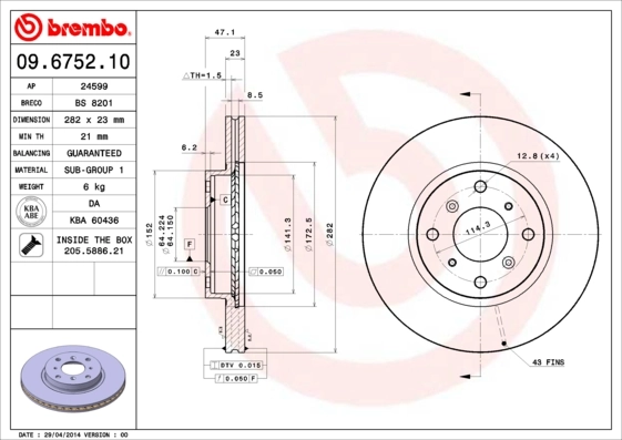 09675210 Brembo