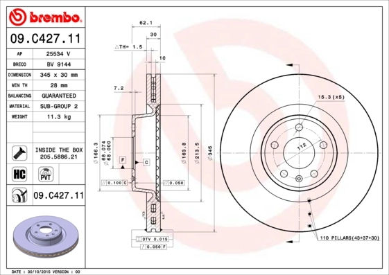 09C42711 Brembo