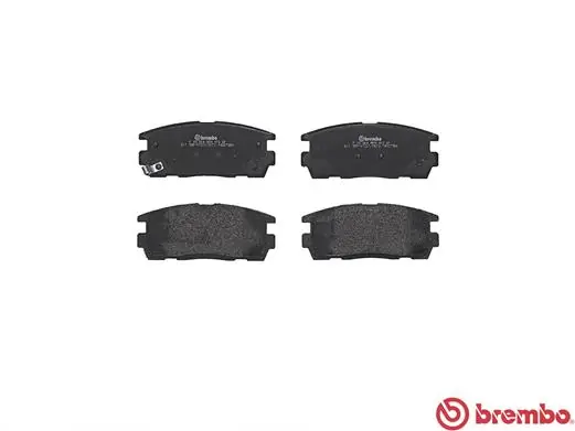 P10004 Brembo Okładziny (klocki) do hamulców tarczowych tylne