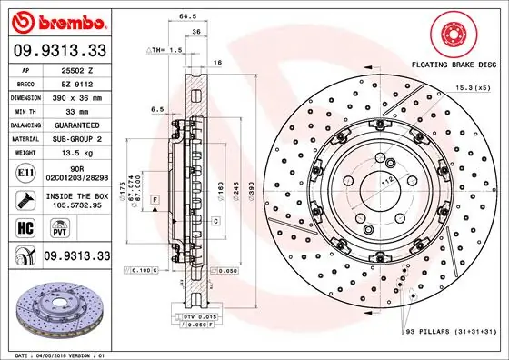 09931333 Brembo