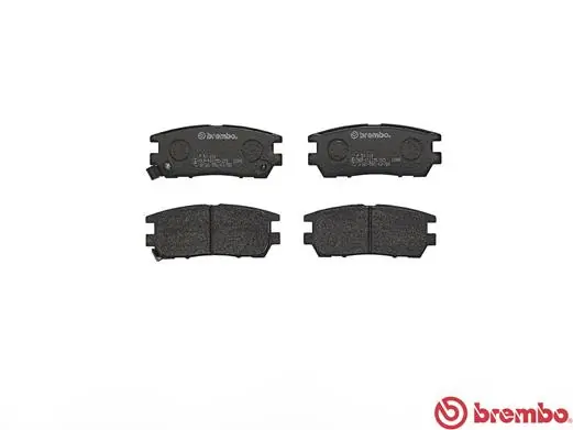 P54018 Brembo Okładziny (klocki) do hamulców tarczowych tylne