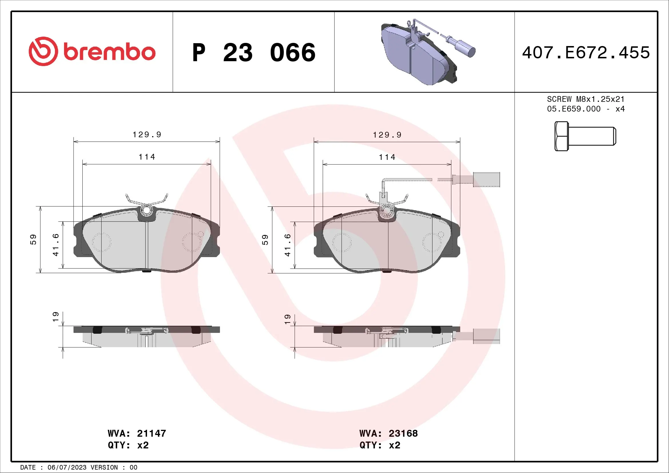 P23066 Brembo