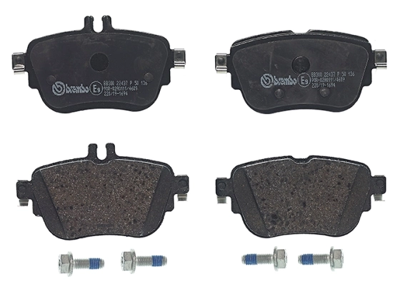 P50136 Brembo Okładziny (klocki) do hamulców tarczowych tylne