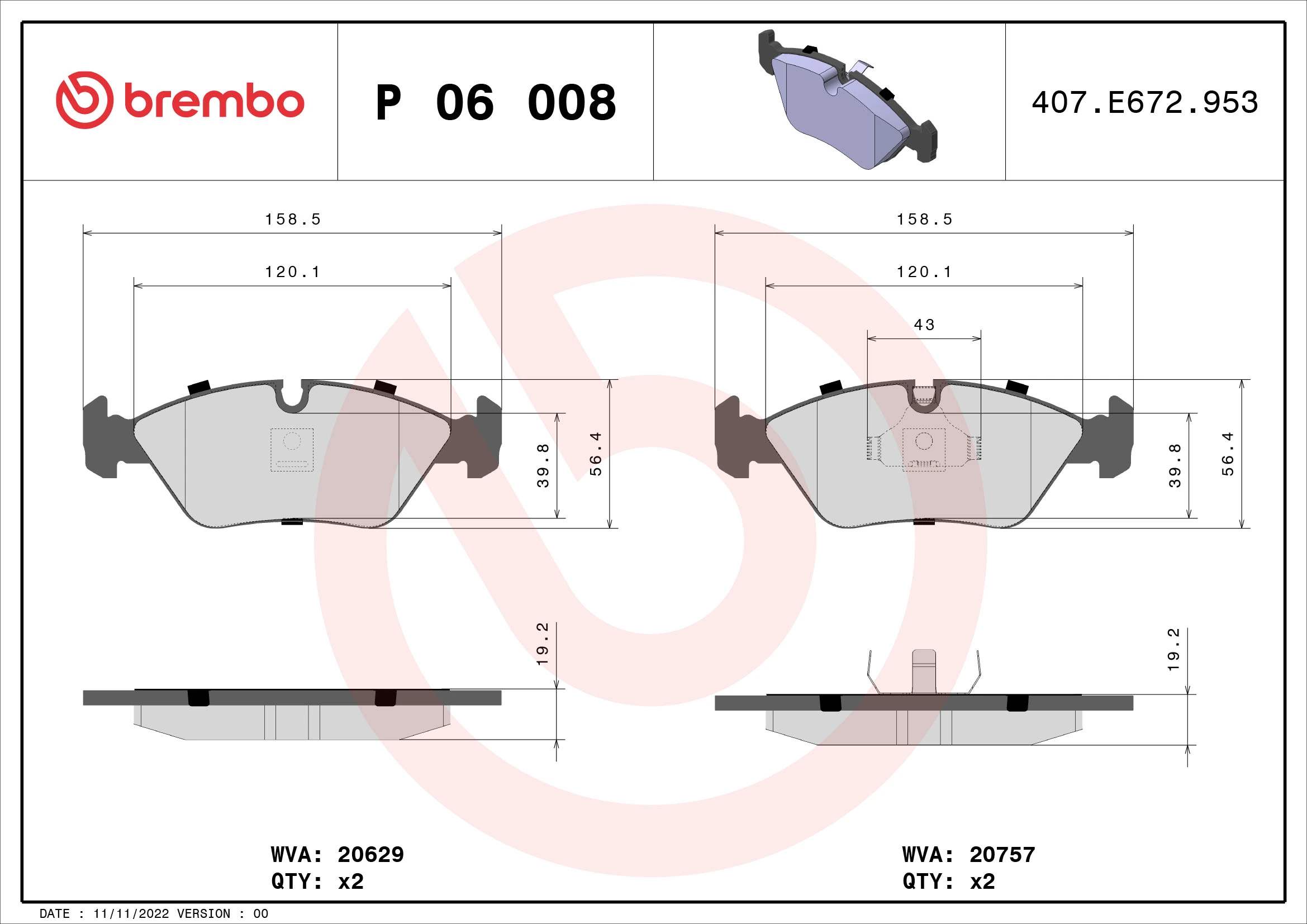 P06008 Brembo