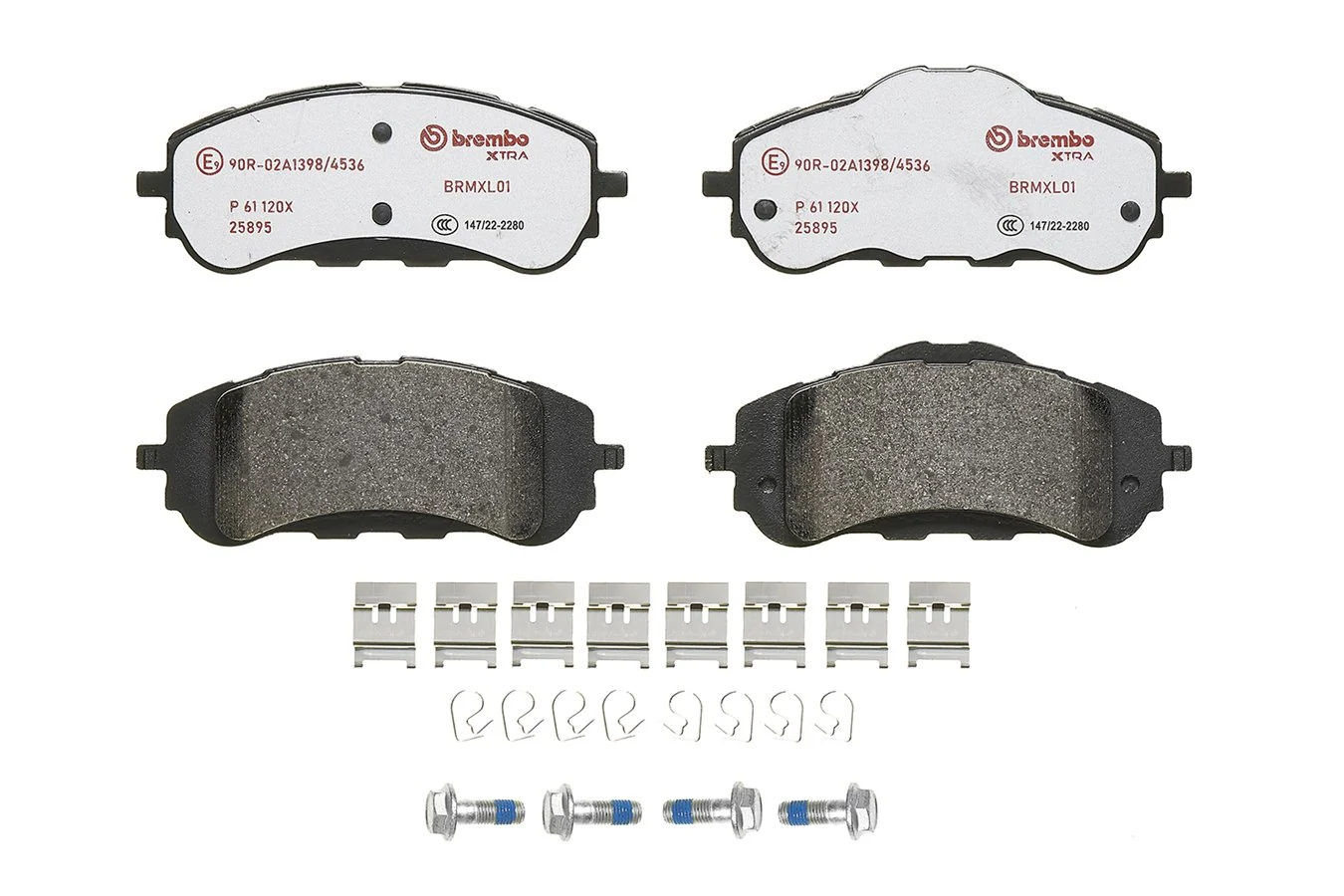 P61120X Brembo Klocki hamulcowe przednie tarczowe
