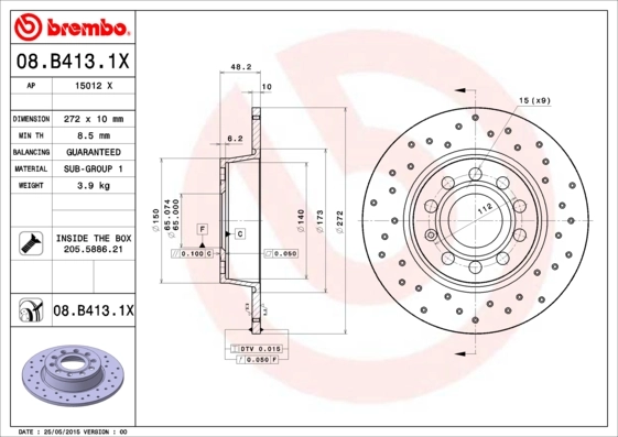 08B4131X Brembo