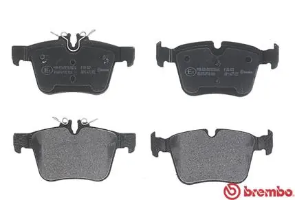 P50122 Brembo Okładziny (klocki) do hamulców tarczowych tylne