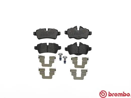 P06052 Brembo Okładziny (klocki) do hamulców tarczowych tylne