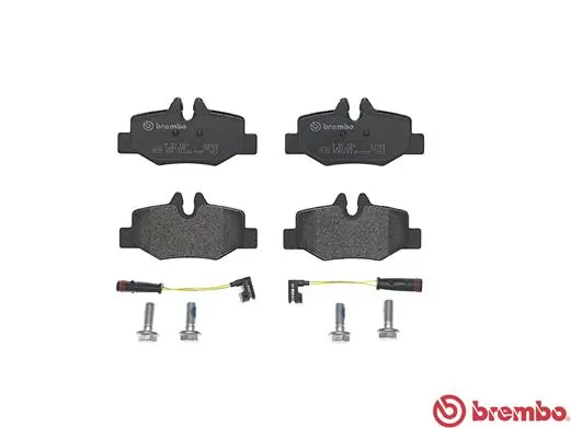P50051 Brembo Okładziny (klocki) do hamulców tarczowych tylne