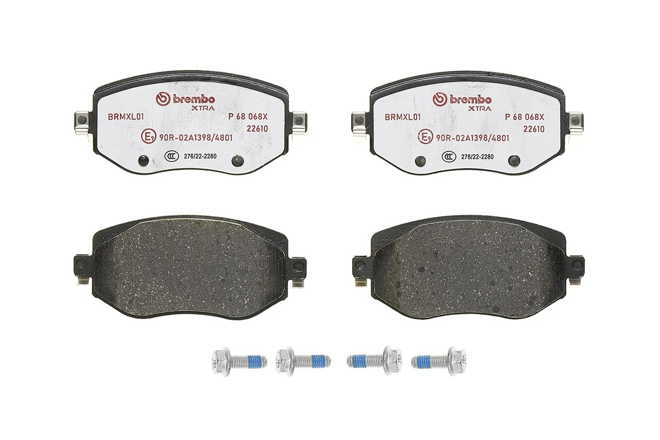 P68068X Brembo Klocki hamulcowe przednie tarczowe