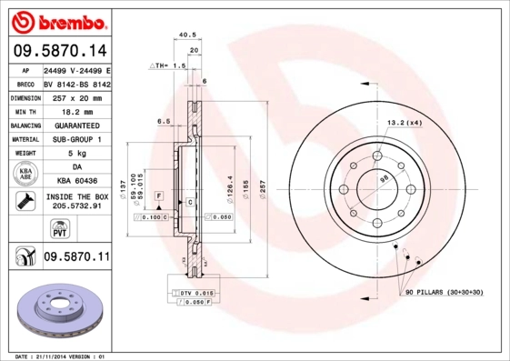 09587014 Brembo
