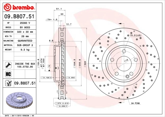 09B80751 Brembo