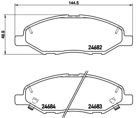 Klocki hamulcowe Nissan Versa