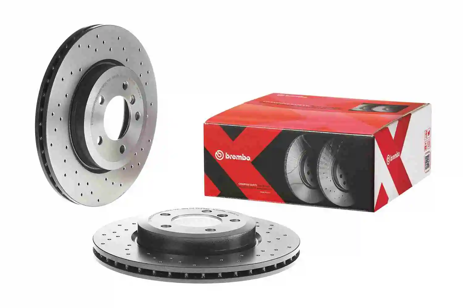 0989521X Brembo Tarcza hamulcowa przednia