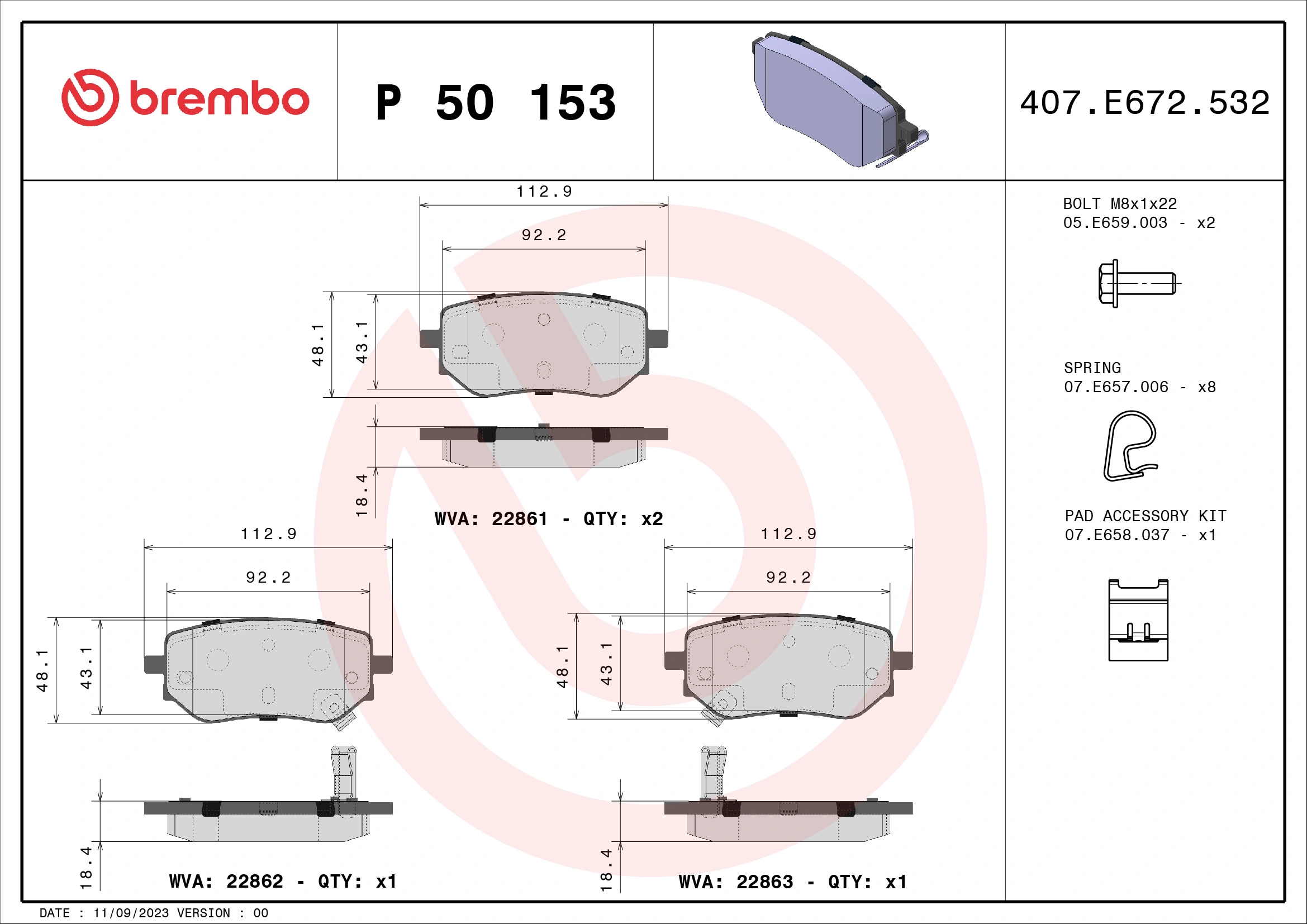 P50153 Brembo