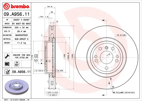 09A95611 Brembo