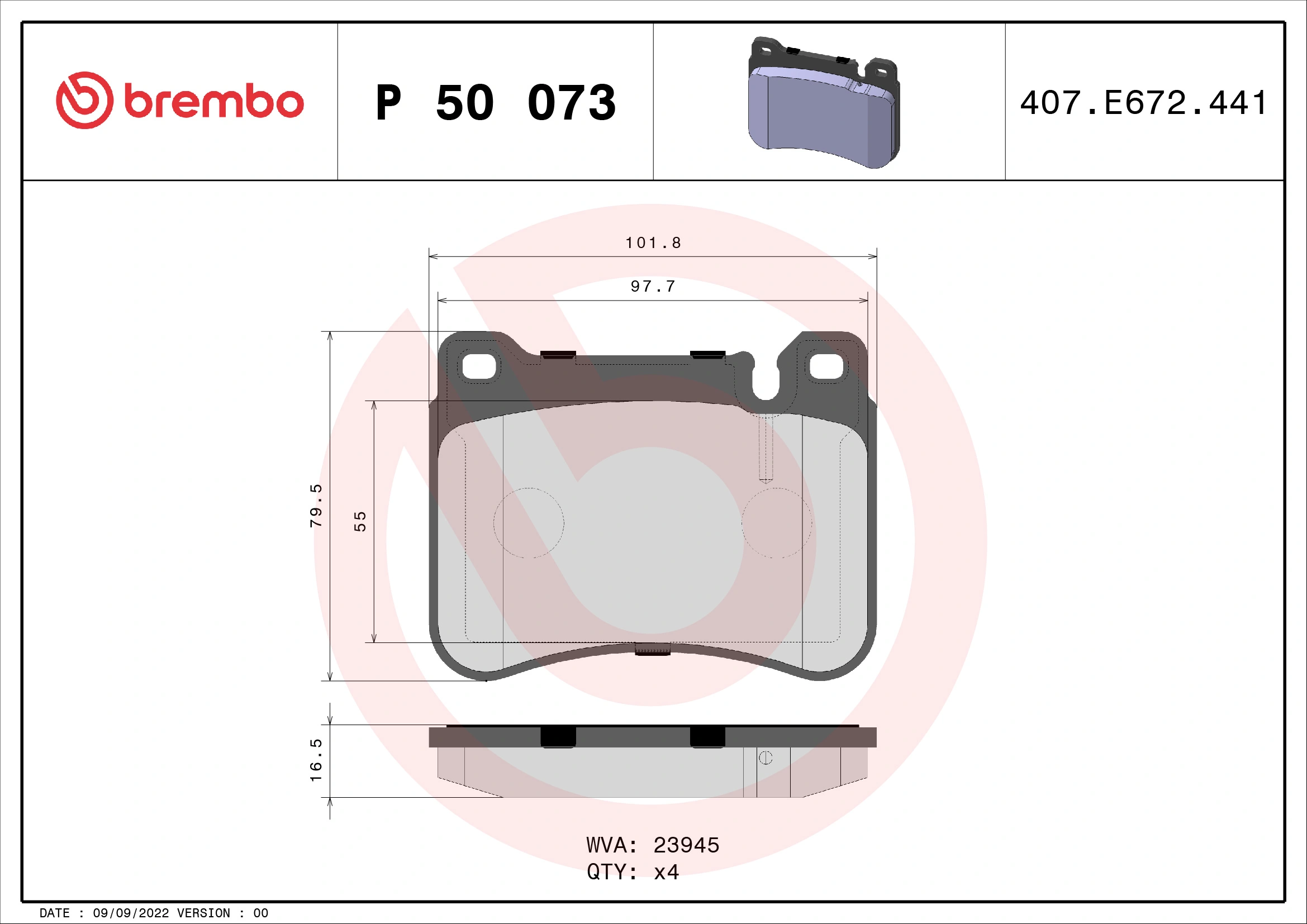 P50073 Brembo