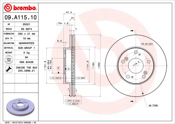 09A11510 Brembo