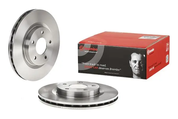09A63710 Brembo Tarcza hamulcowa przednia