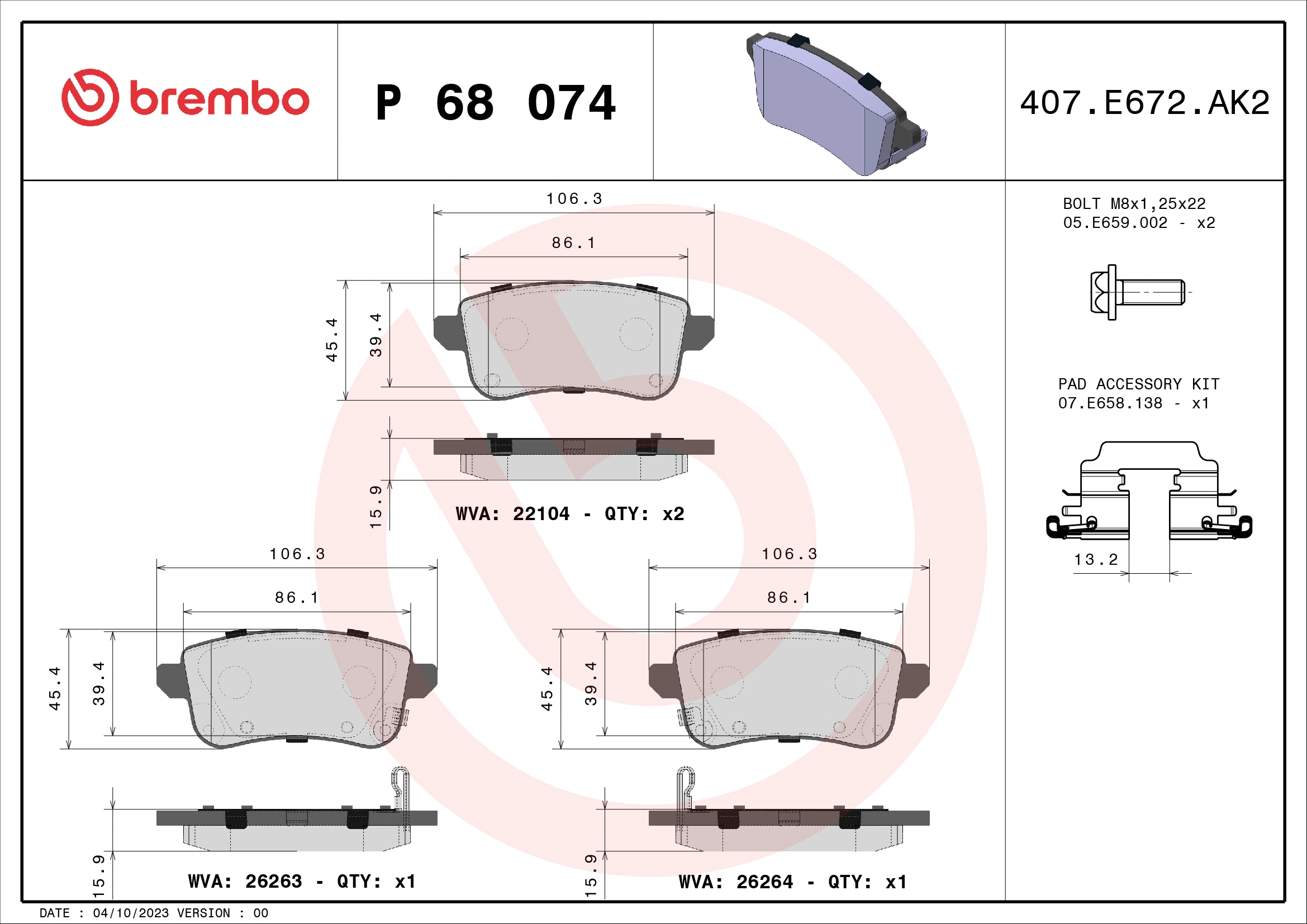 Klocki hamulcowe Renault CAPTUR