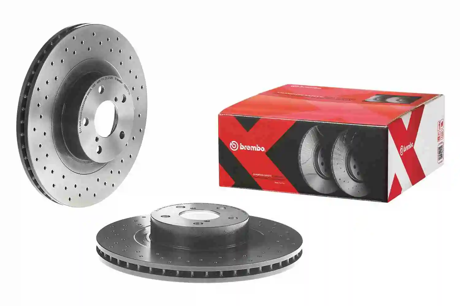 0990771X Brembo Tarcza hamulcowa przednia