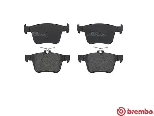 P85125 Brembo Okładziny (klocki) do hamulców tarczowych tylne