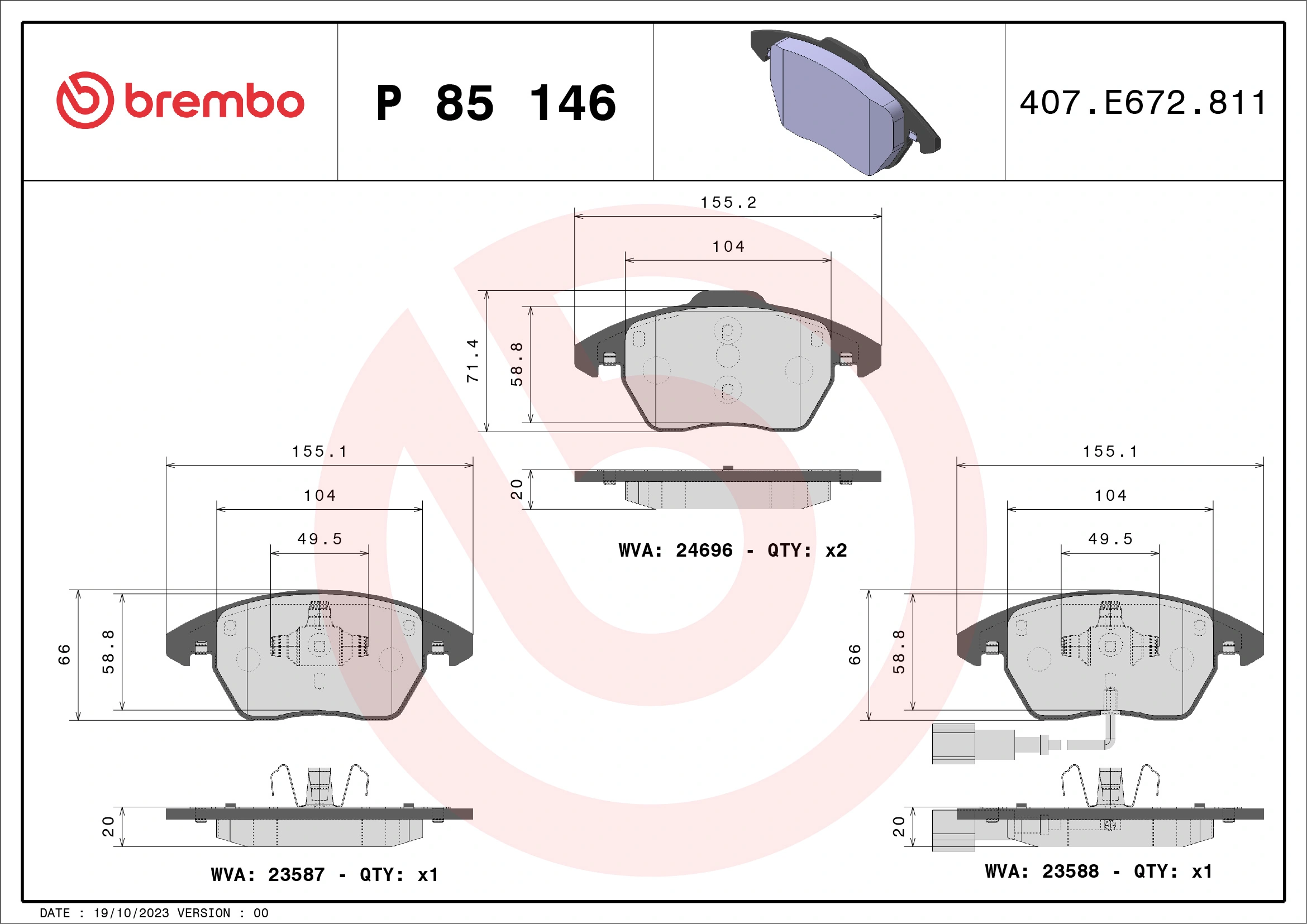 P85146 Brembo