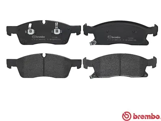 P37017 Brembo Klocki hamulcowe przednie tarczowe