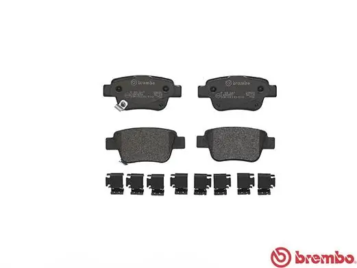P83047 Brembo Okładziny (klocki) do hamulców tarczowych tylne
