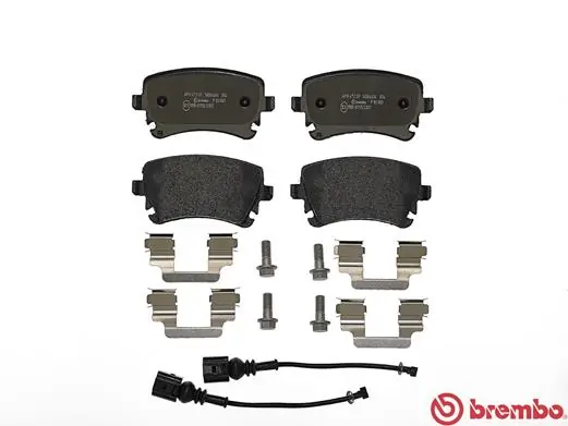 P85083 Brembo Okładziny (klocki) do hamulców tarczowych tylne