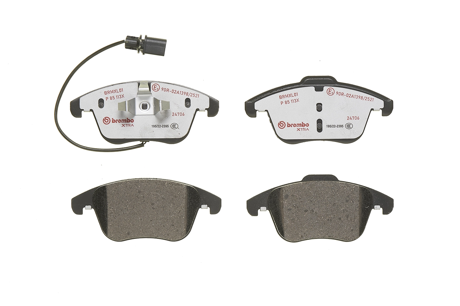 P85113X Brembo Klocki hamulcowe przednie tarczowe