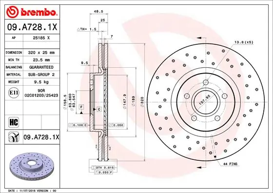 09A7281X Brembo