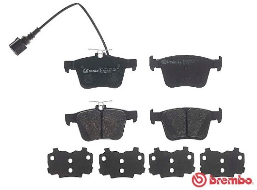 P85162 Brembo Okładziny (klocki) do hamulców tarczowych tylne