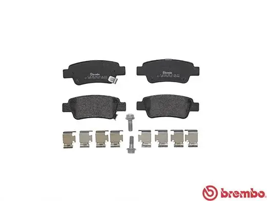 P28046 Brembo Okładziny (klocki) do hamulców tarczowych tylne
