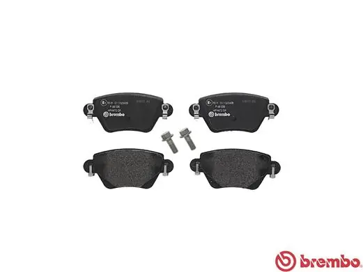 P68028 Brembo Okładziny (klocki) do hamulców tarczowych tylne
