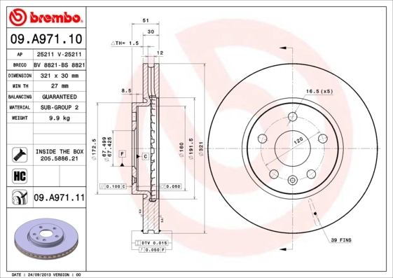 09A97111 Brembo