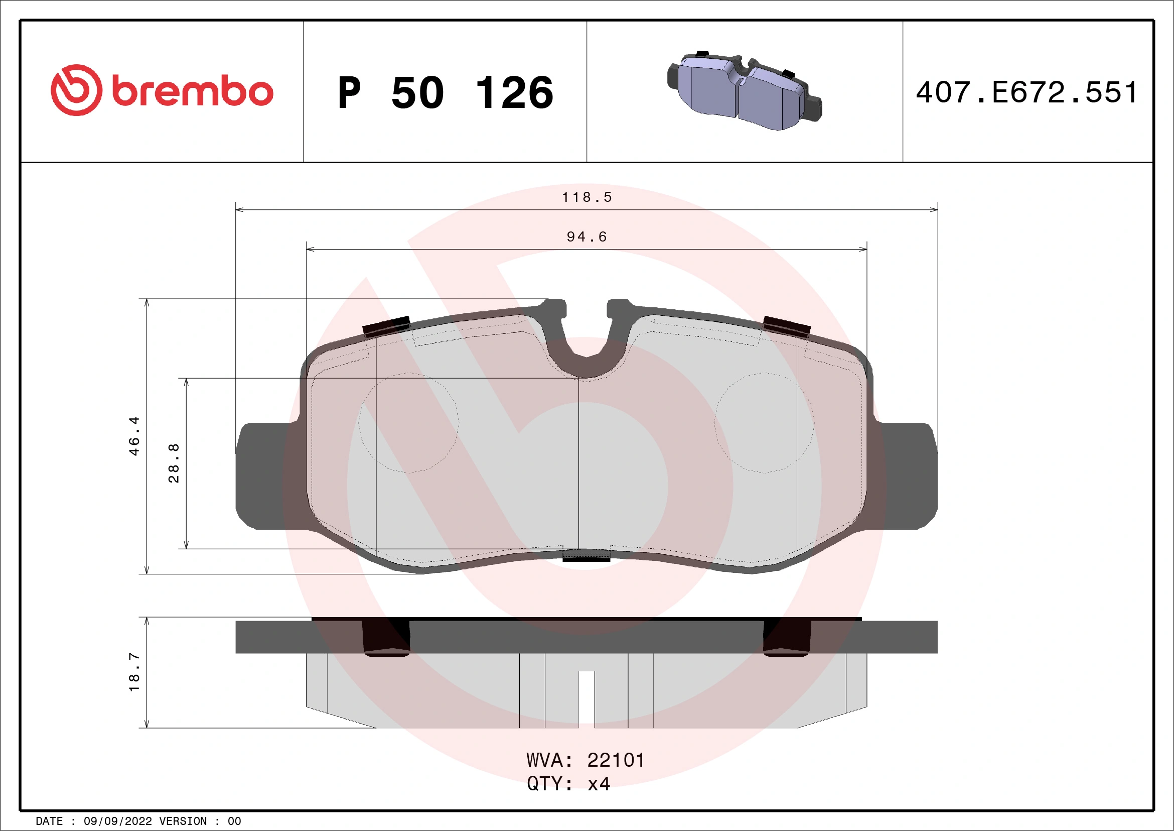 P50126 Brembo