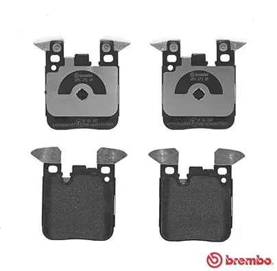 P06087 Brembo Okładziny (klocki) do hamulców tarczowych tylne