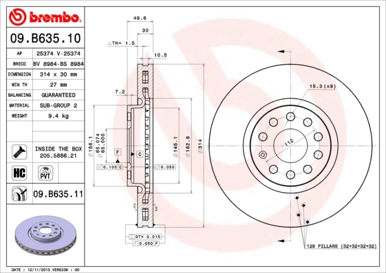 09B63511 Brembo