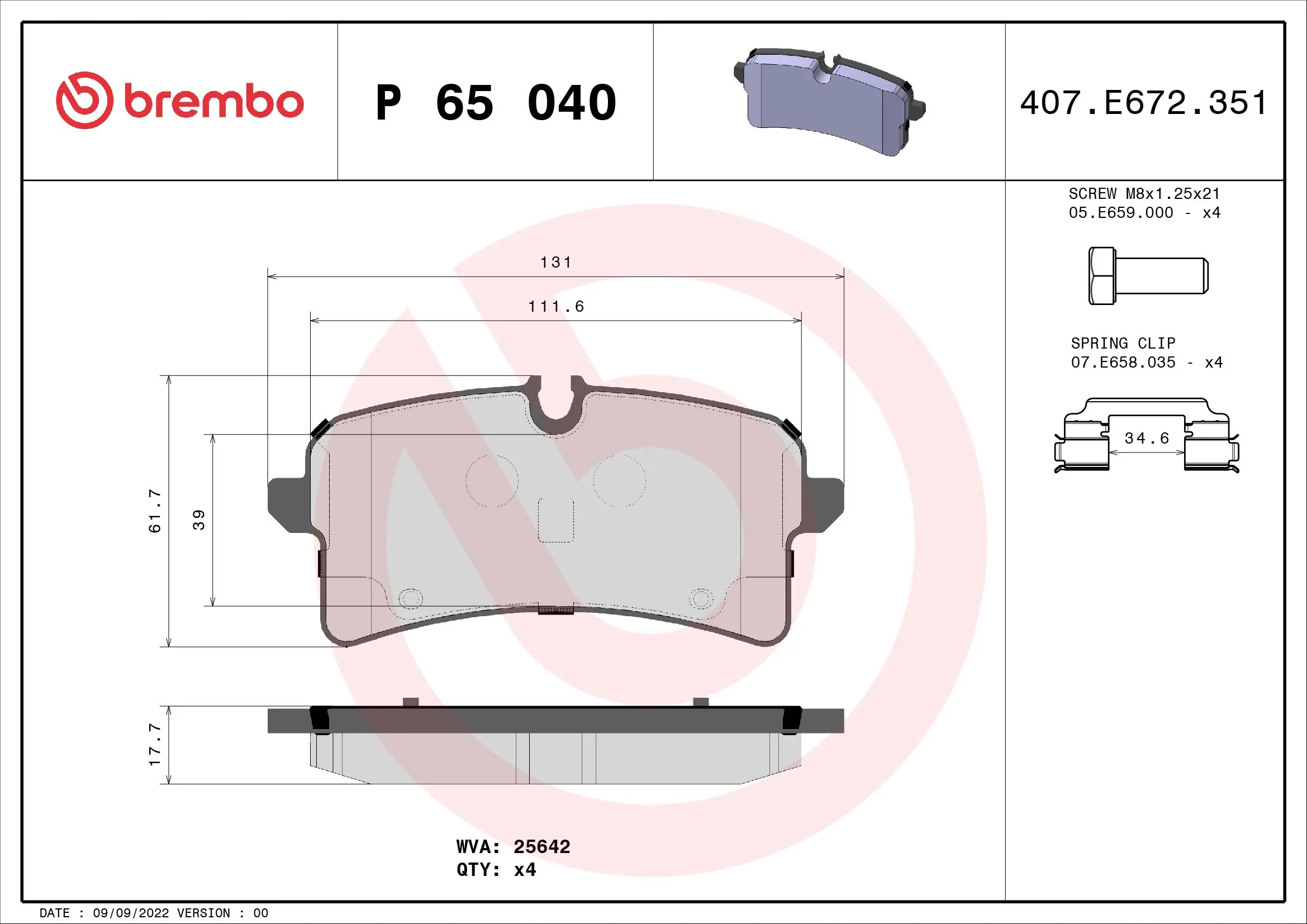 P65040 Brembo