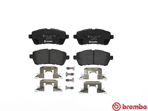P24072 Brembo Klocki hamulcowe przednie tarczowe