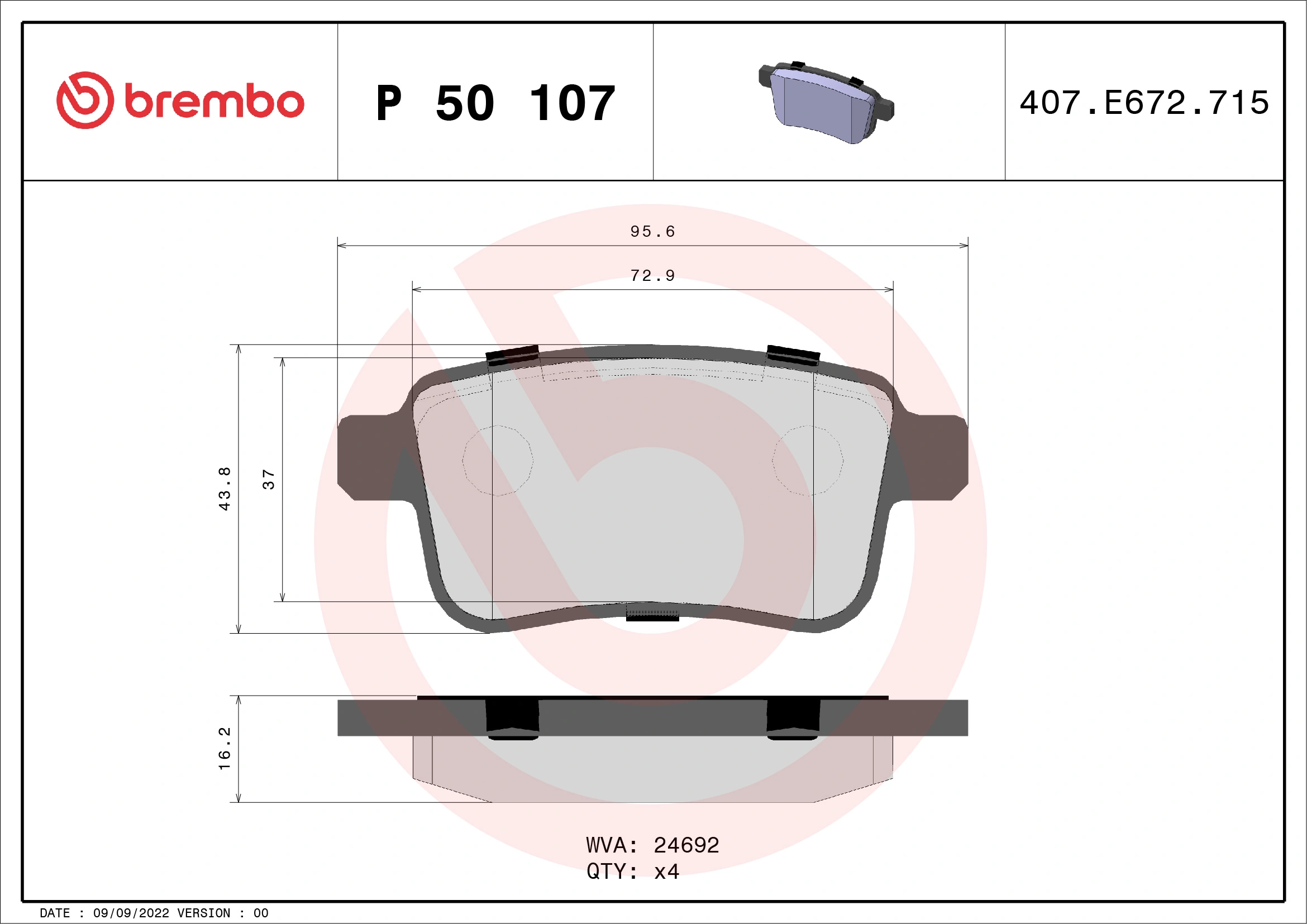 P50107 Brembo