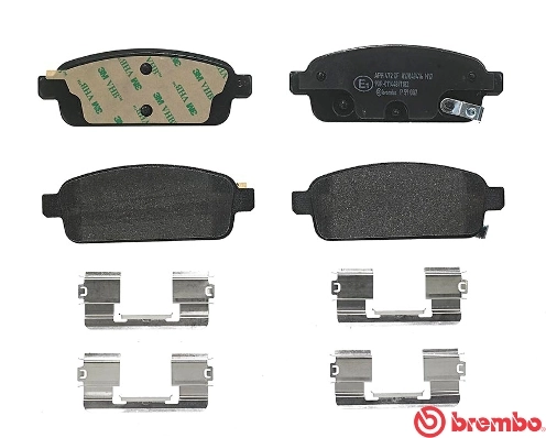 P59087 Brembo Okładziny (klocki) do hamulców tarczowych tylne